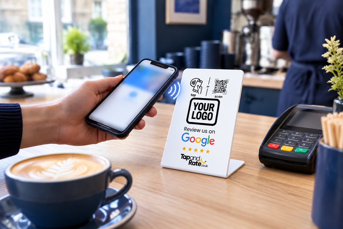 a phone sends a weak signal, the tag's coil picks up the energy and the chip replies with its saved link