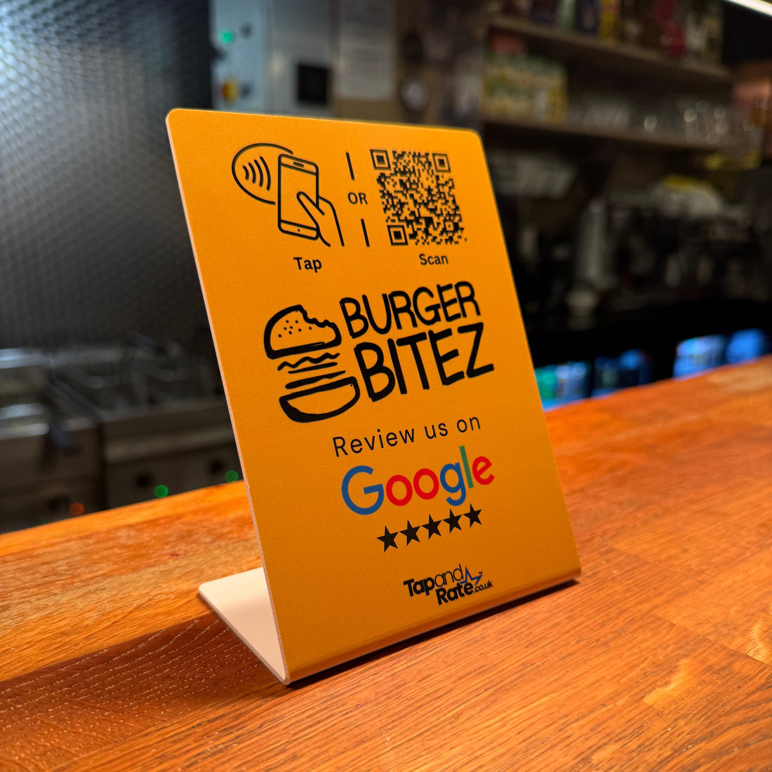 Fully Customised NFC & QR Stand