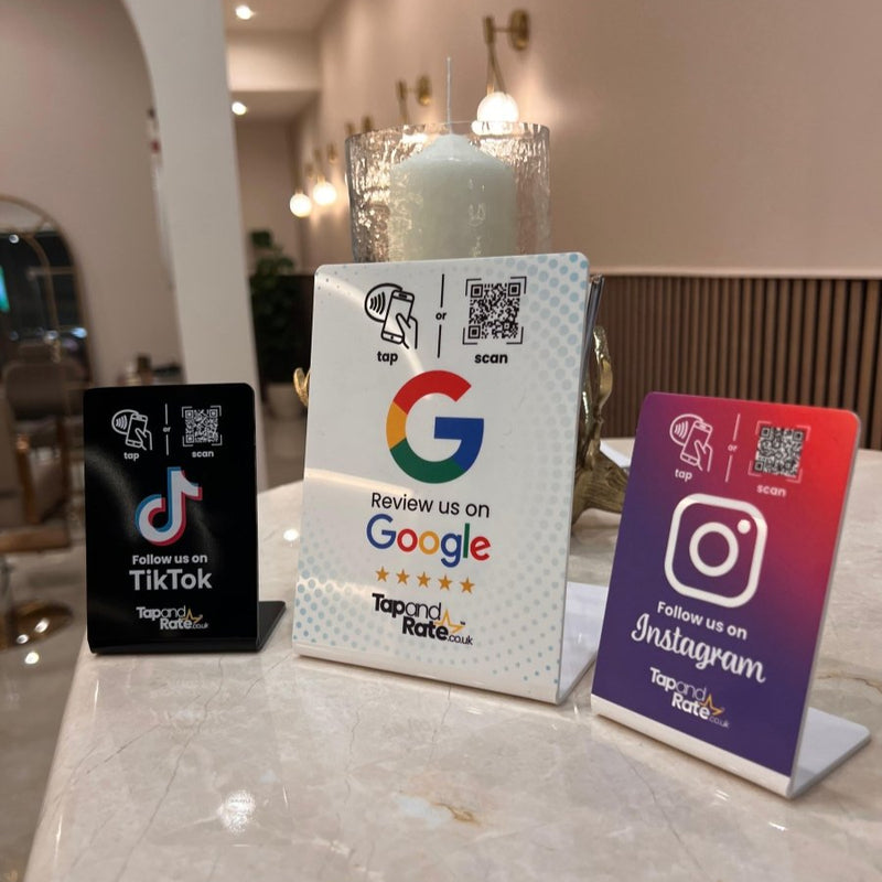 Any 3 NFC Stands Bundle - Tap and Rate