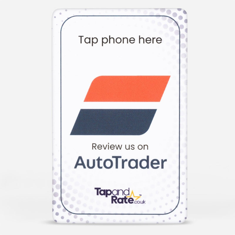 AutoTrader NFC & QR card - Tap and Rate