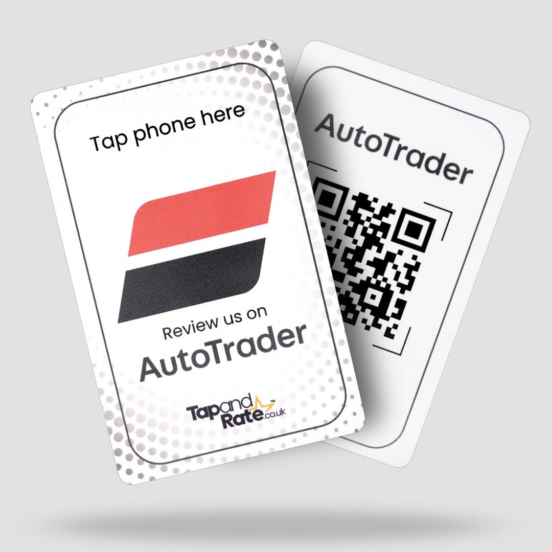 AutoTrader NFC & QR card - Tap and Rate
