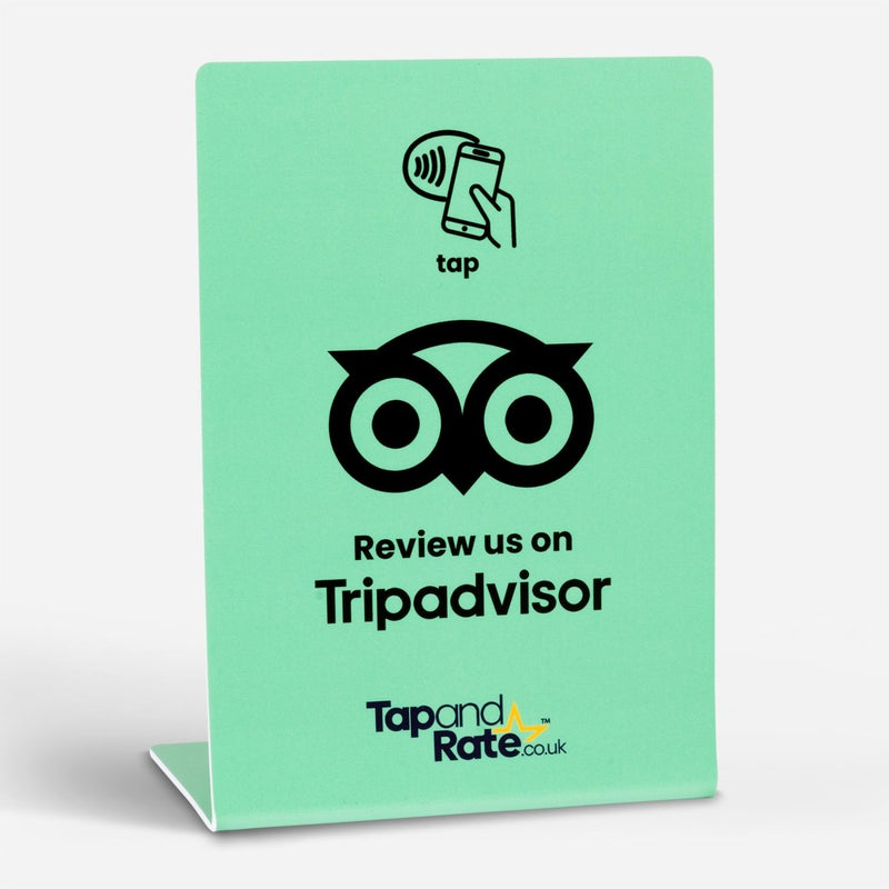 AutoTrader NFC stand & QR - Tap and Rate