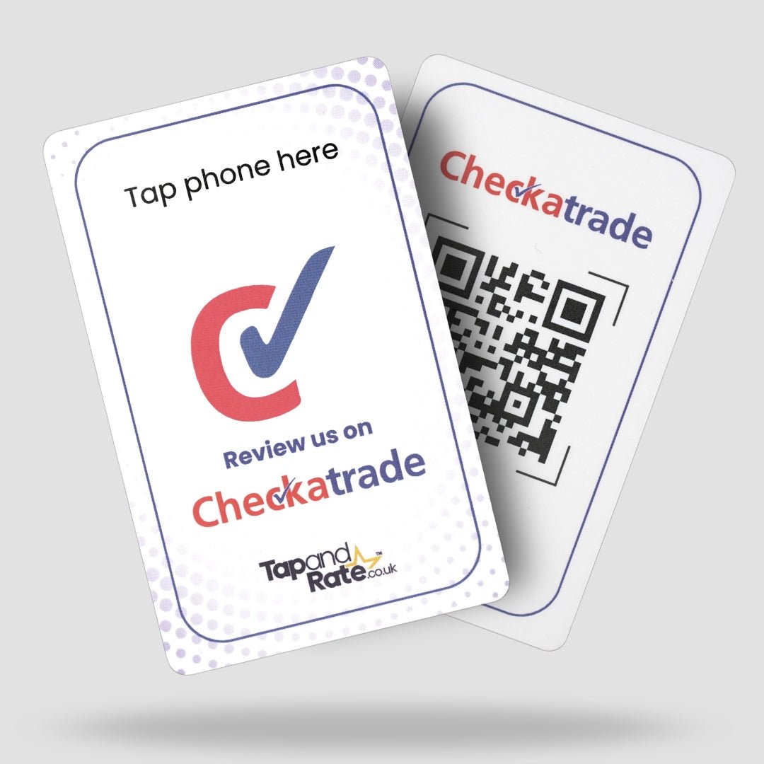 Checkatrade NFC & QR card - Tap and Rate