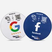 Choose ANY 2 NFC window stickers - Tap and Rate