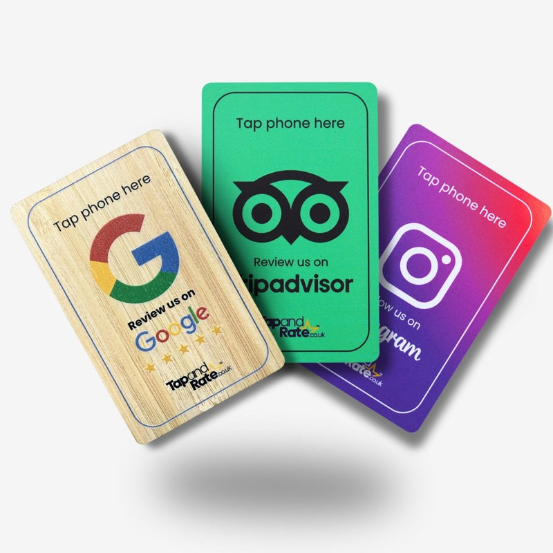 Choose ANY 3 NFC cards - Tap and Rate