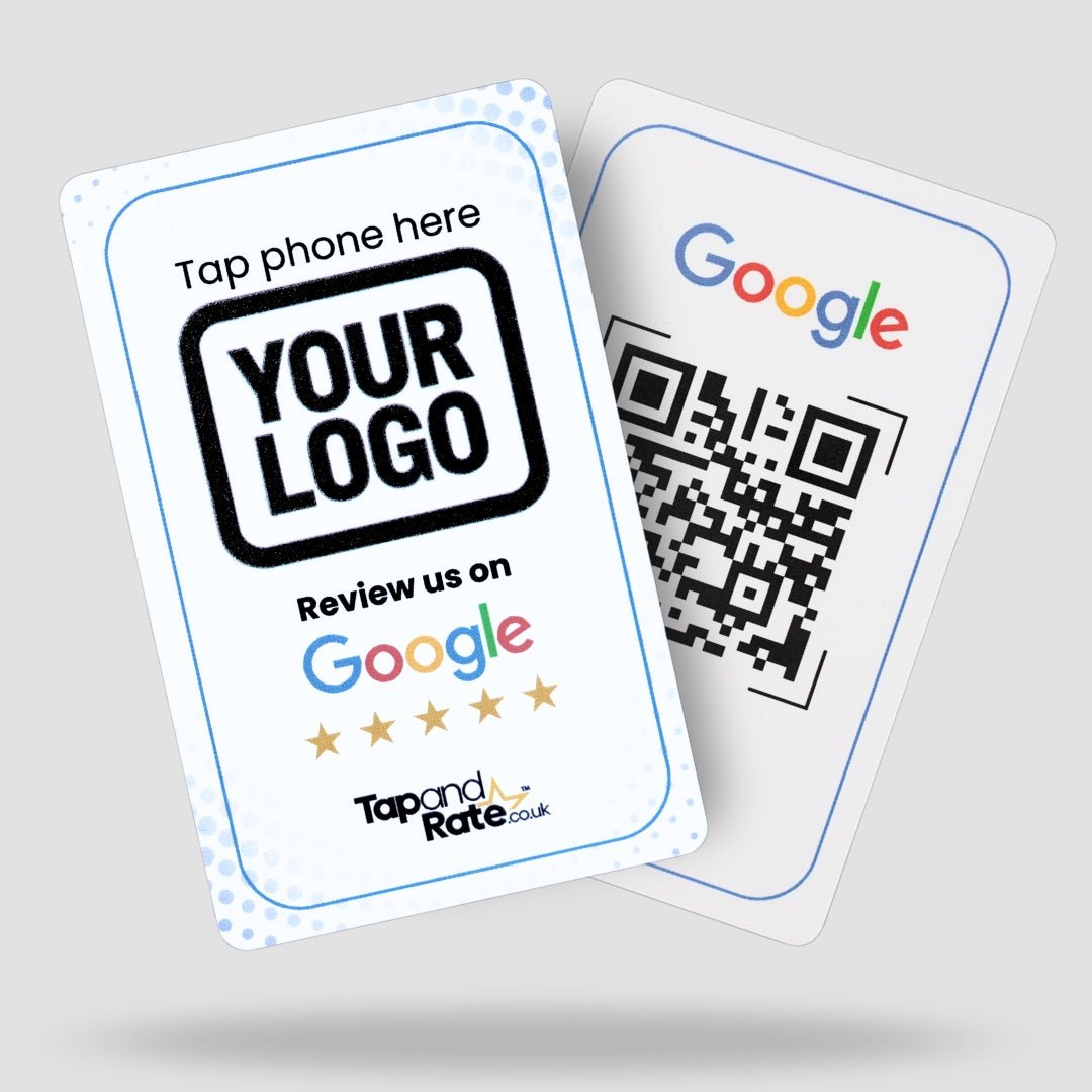 Custom Google Reviews NFC & QR card - Tap and Rate