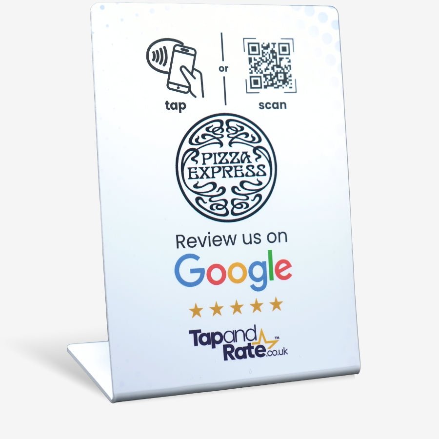 Custom Google Reviews NFC & QR Stand - Tap and Rate