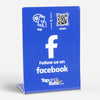 Facebook NFC stand & QR - Tap and Rate