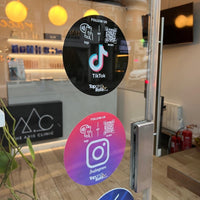 Facebook NFC Window Sticker - Tap and Rate