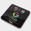 Google Reviews NFC & QR Tile (Black) - Tap and Rate