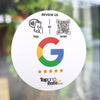Google Reviews NFC & QR Tile (Black) - Tap and Rate