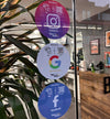 Google Reviews NFC & QR Tile (Black) - Tap and Rate