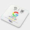 Google Reviews NFC & QR Tile (White) - Tap and Rate