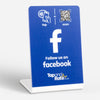 Premium Facebook NFC & QR stand - Tap and Rate