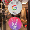 Premium Instagram NFC & QR stand (L) - Tap and Rate
