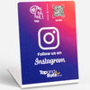 Premium Instagram NFC & QR stand (L) - Tap and Rate