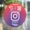 Premium Instagram NFC & QR stand (L) - Tap and Rate