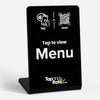 Premium Menu & QR stand - Tap and Rate