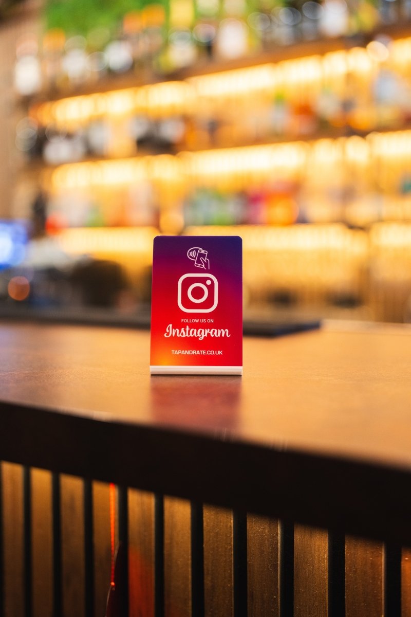 Premium Menu & QR stand - Tap and Rate