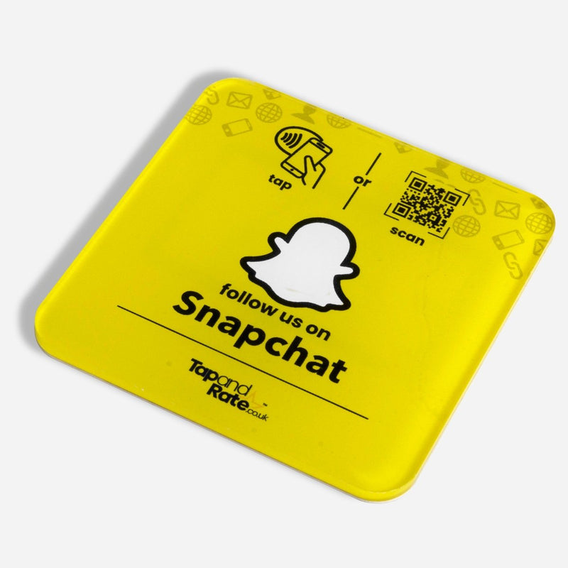 Snapchat NFC & QR Tile - Tap and Rate