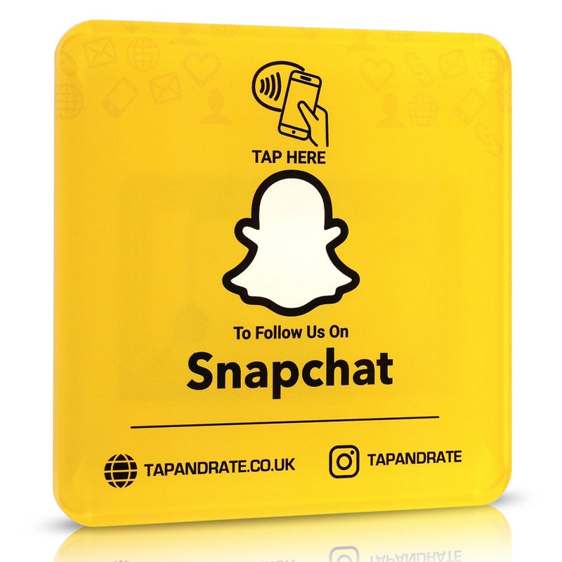 Snapchat NFC & QR Tile - Tap and Rate