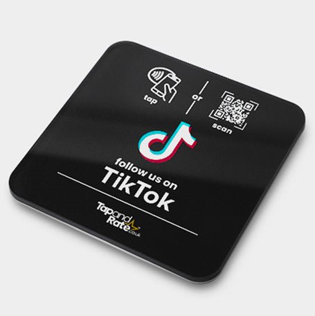 Tiktok NFC & QR Tile - Tap and Rate