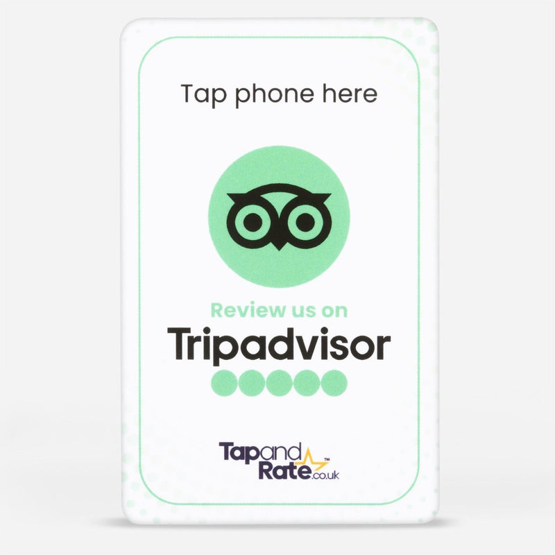 TripAdvisor NFC & QR card - Tap and Rate