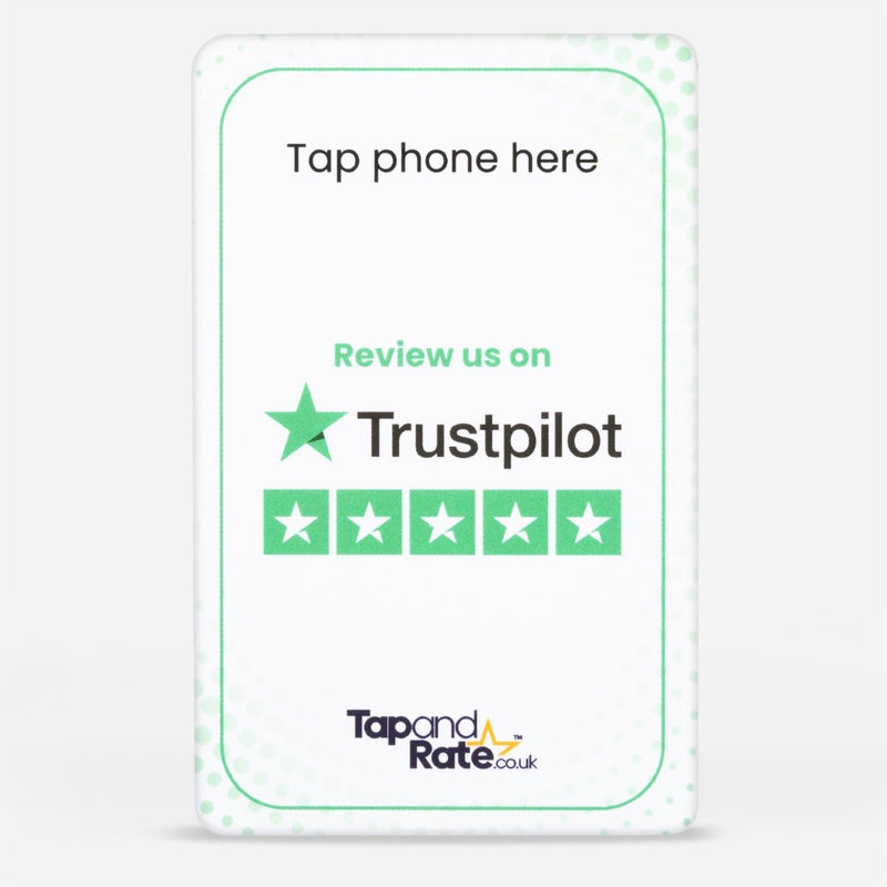 Trustpilot NFC & QR card - Tap and Rate