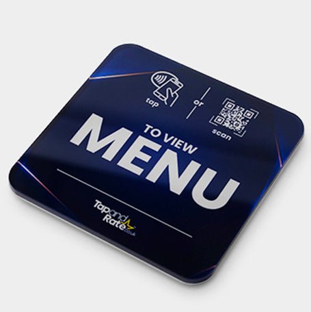 View Menu NFC & QR Tile - Tap and Rate