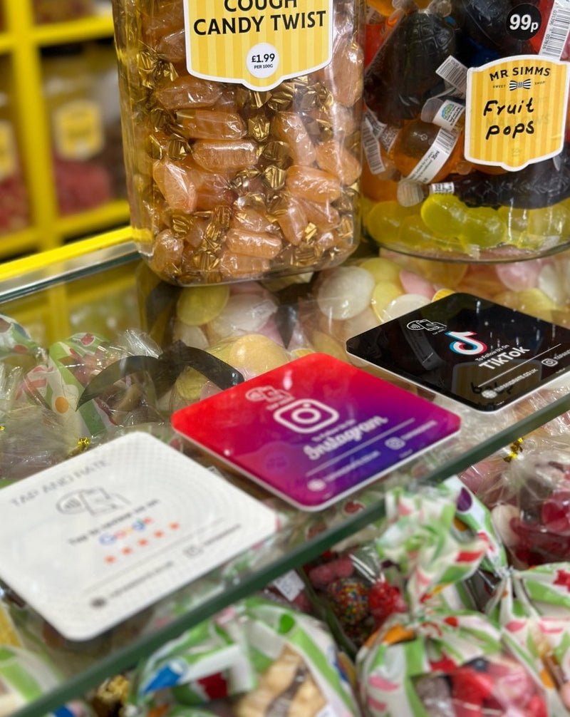 View Menu NFC & QR Tile - Tap and Rate