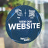 View website NFC Window Sticker - Tap and Rate