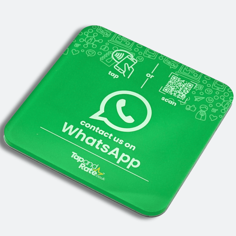 WhatsApp NFC & QR Tile - Tap and Rate