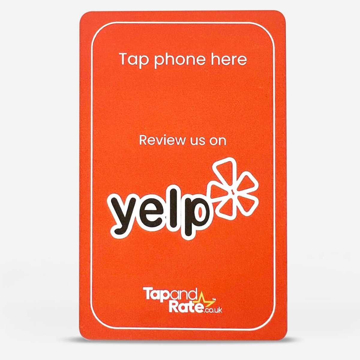 Yelp NFC & QR card - Tap and Rate
