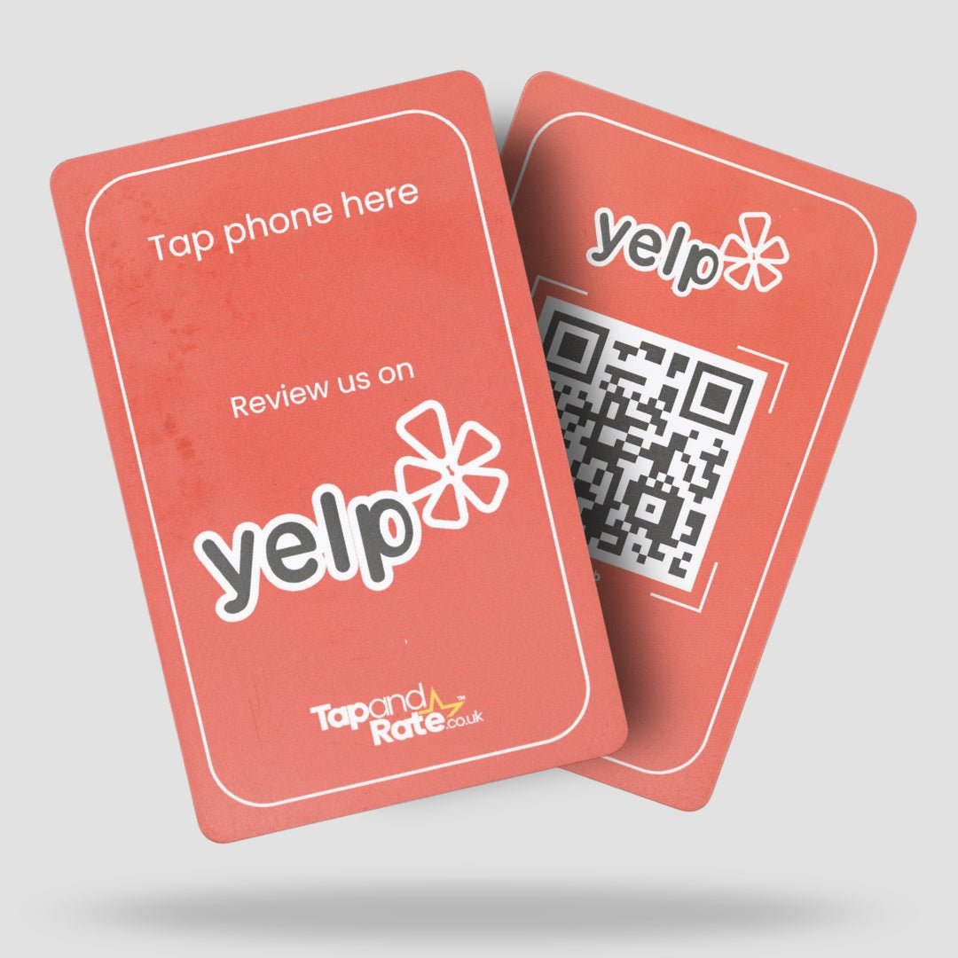 Yelp NFC & QR card - Tap and Rate